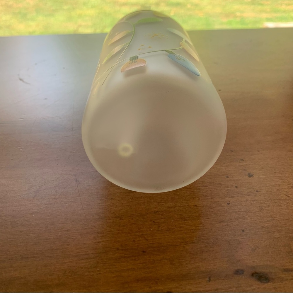 Holiday Lights Glass Drinking Cup with Straw and Bamboo Lid - Picture 7 of 7